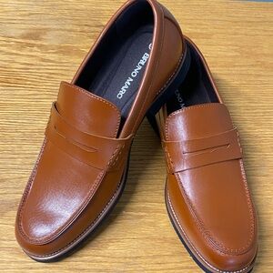 Bruno Marc Classic Penny Loafer Vegan Leather Size 11 NWOT
